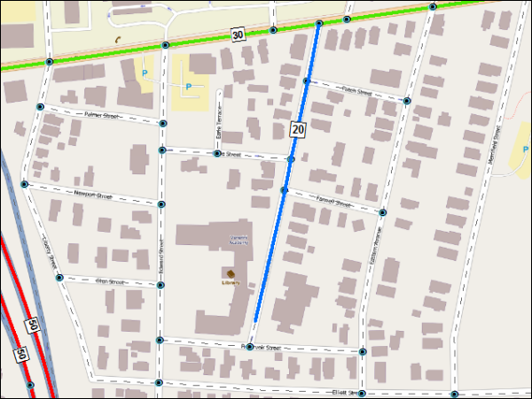New events added to a route by providing length from a referent offset location New events added to a route by providing length from a referent offset location